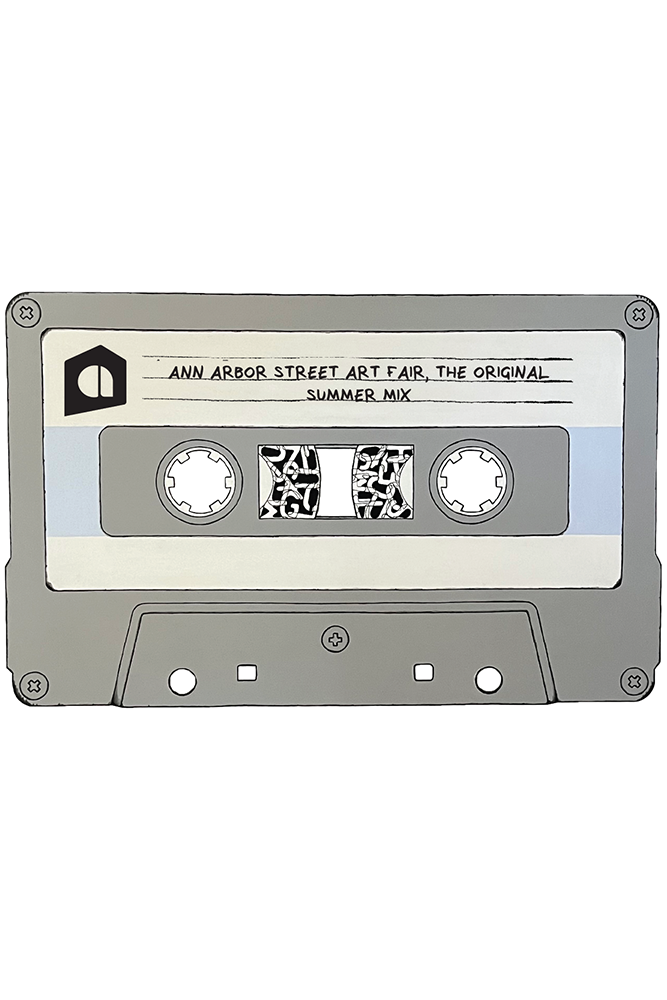 2025 Summer Mix Cassette Sticker