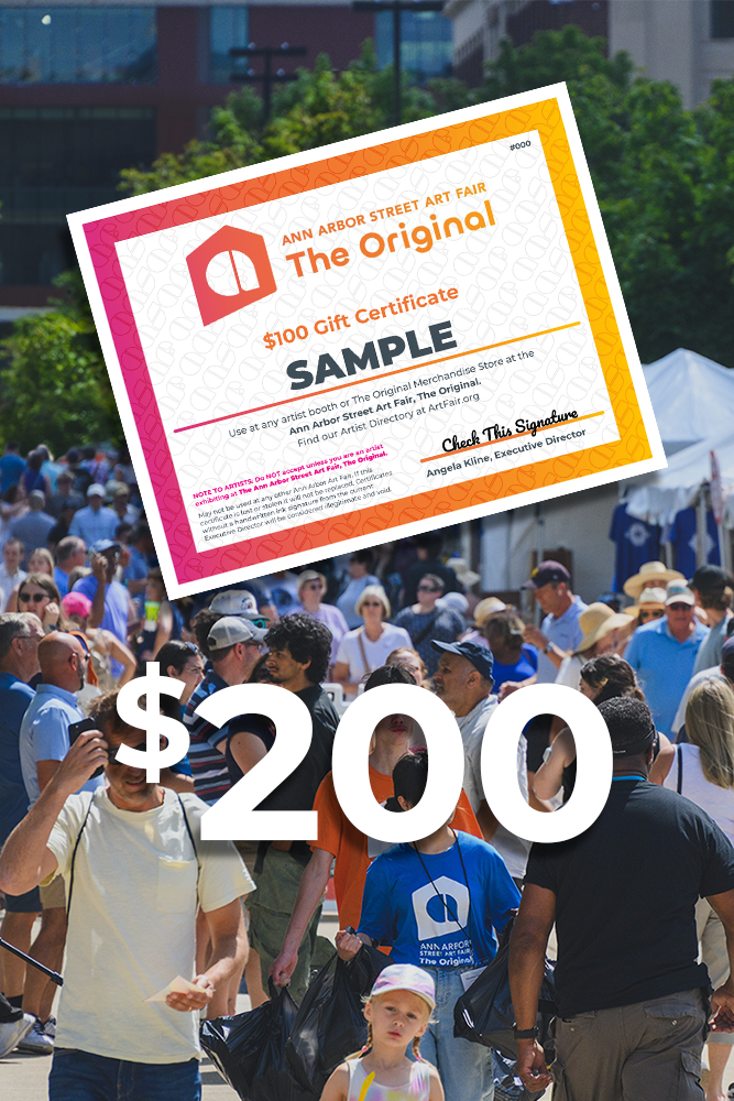 $200 AASAF Gift Certificates - Use at the Fair!