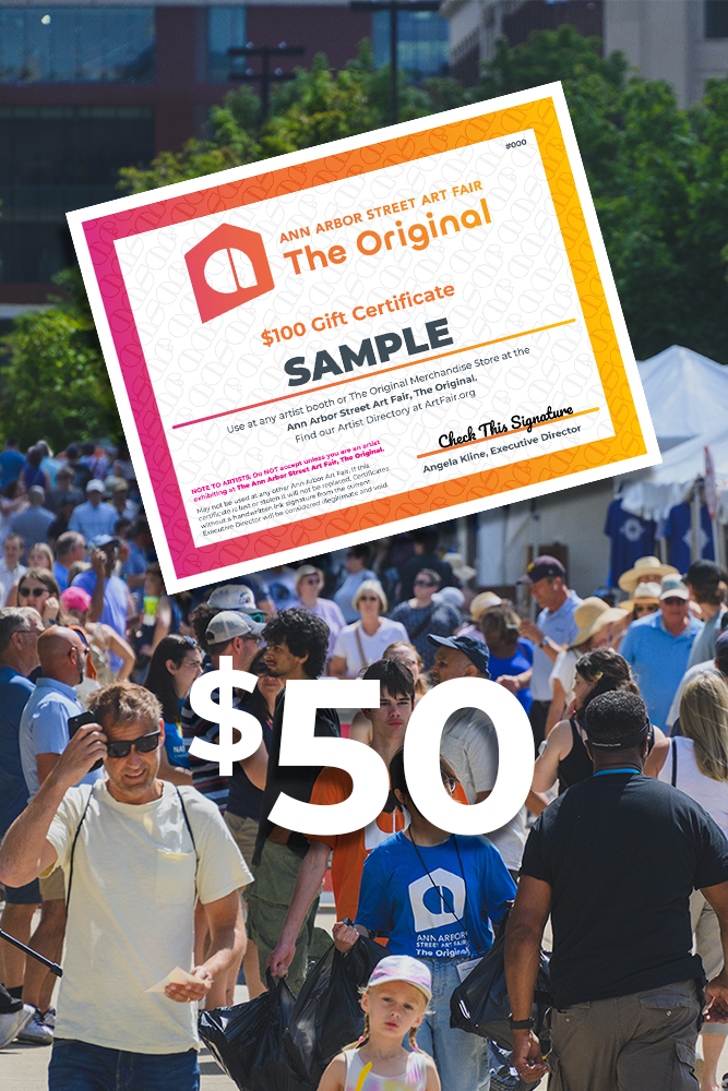 $50 AASAF Gift Certificates - Use at the Fair!